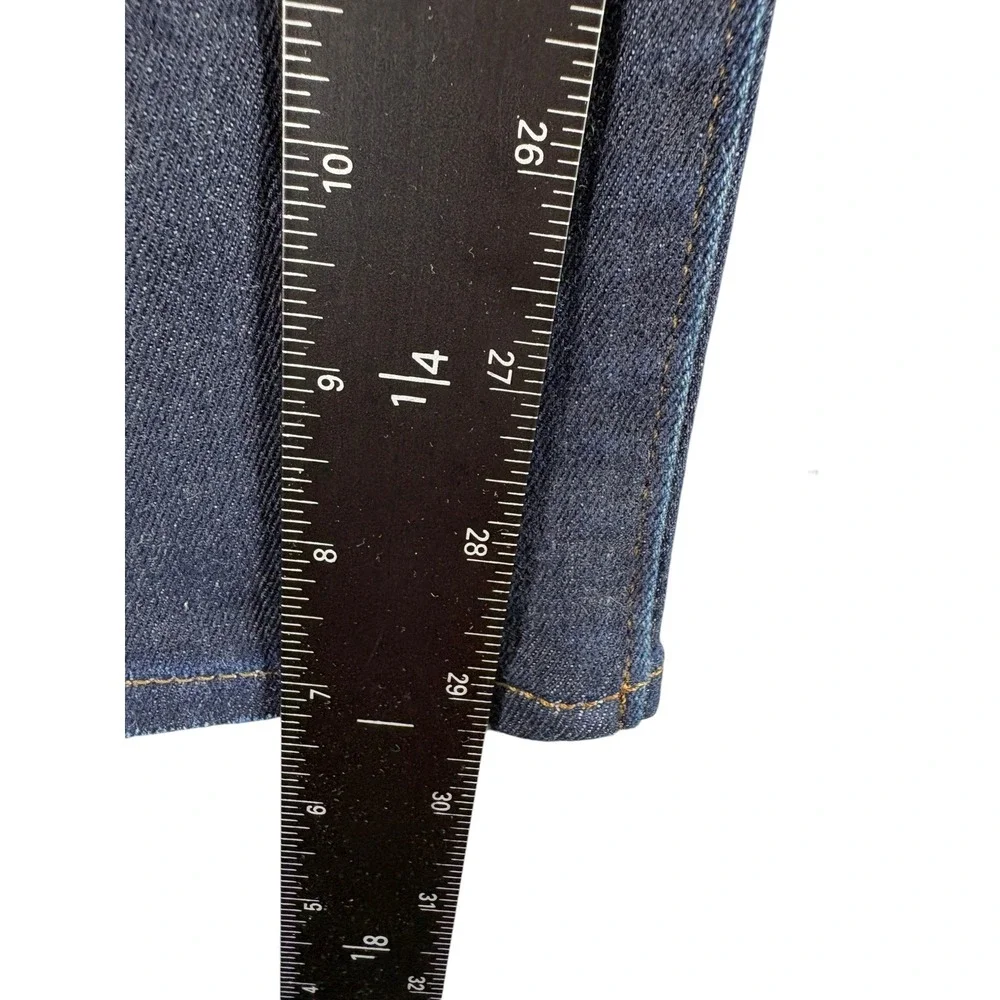 Express Jeans Mens 31x30 Blue Denim Whiskering Hyper Stretch Slim Straight Leg